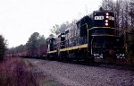 Seaboard Coast Line GP7 #834 leading the Ideal Turn 